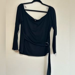 Express Off The Shoulder Belted Top. NWT